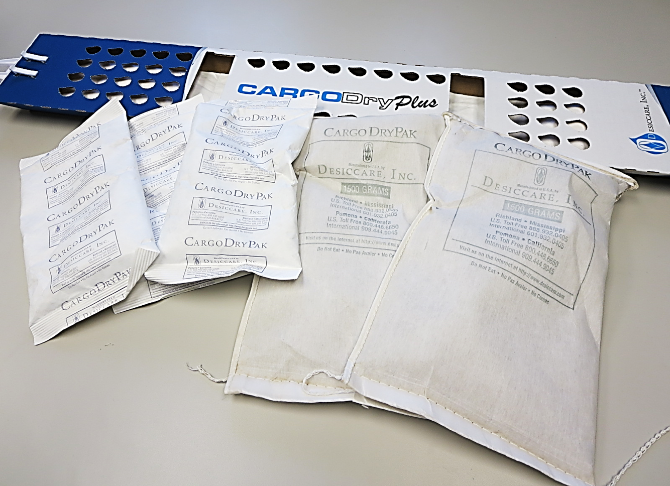 Cargo Dry Humidity Absorber Packs 